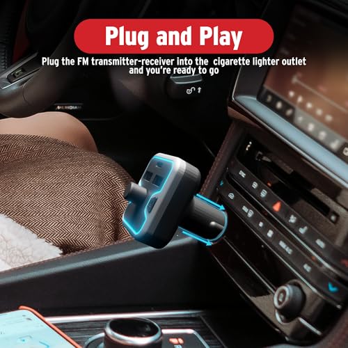 Bluetooth 5.0 Car Adapter Wireless FM Radio Transmitter USB