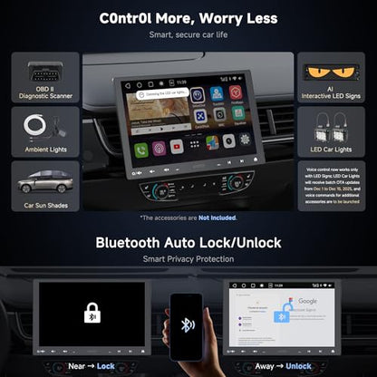 S8MS 10.1" Android Single DIN & Double DIN Car Stereo