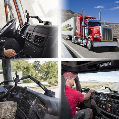 Cell Phone Mount for Truck Phone Holder for Truck Drivers