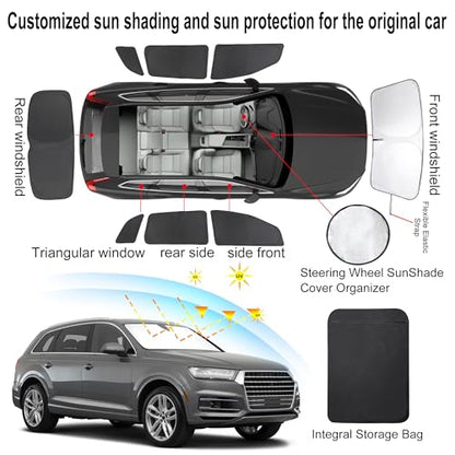 Window Shades for Audi Q7 2007 (8 Count)