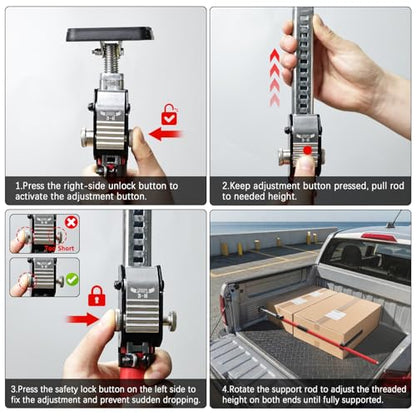 Truck Bed Cargo Bar (3 Count)