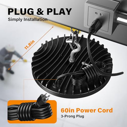 200W UFO High Bay Led Shop Lights (6 Count)