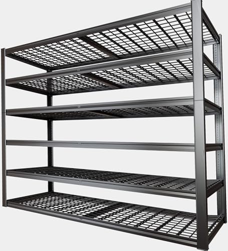 64" Wide 6 Tier Garage Shelving Unit (6 Count)