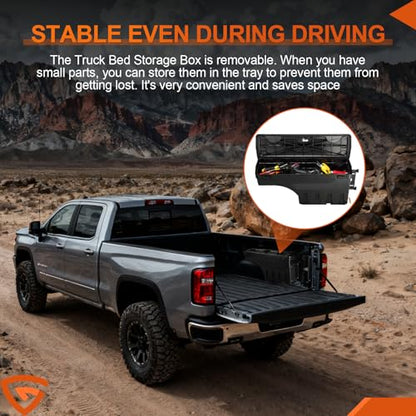 Truck Bed Swinging Toolbox Fits for Chevy GMC Silverado (7.5 Count)