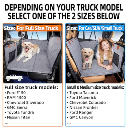 Hard Bottom Dog Car Seat Cover for Full