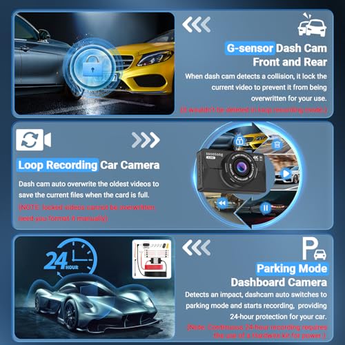 Dash Cam Front and Rear