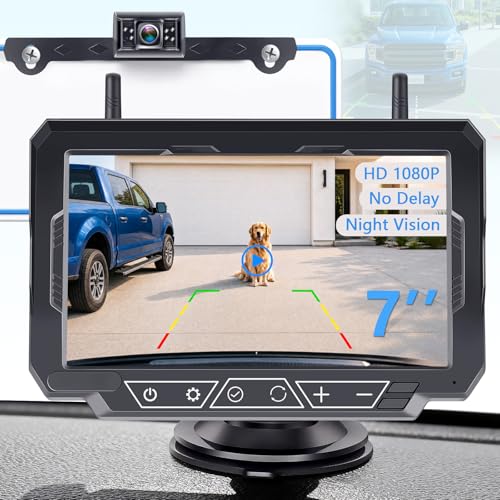 1080P HD 7 Inch Wireless Backup Camera