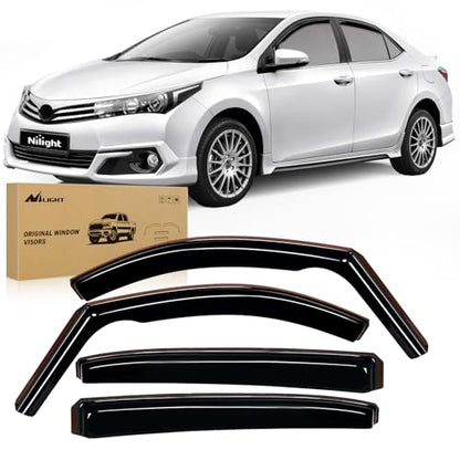 in Channel Rain Guards for Toyota Corolla Sedan 2020