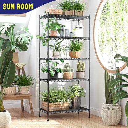 5 Tier Wire Shelving Unit (2 Count)
