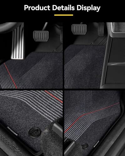 9PCS Floor Mats for Tesla New Model Y 2025