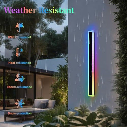 Outdoor Modern Wall Lights for Porch (2 Count)