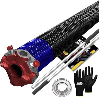 Garage Door Torsion Spring 262x2x38 for Left Side of Garage Door with Winding Bars