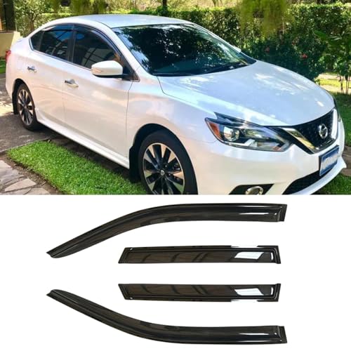 Window Visors Dark Smoke Rain Guards for 2013