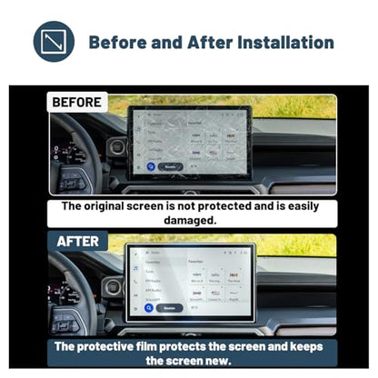 Screen Protector for Toyota Tacoma 14" Display Touchscreen Plastic Nano Films Compatible with 2024 2025 2026 Toyota Tacoma Accessories