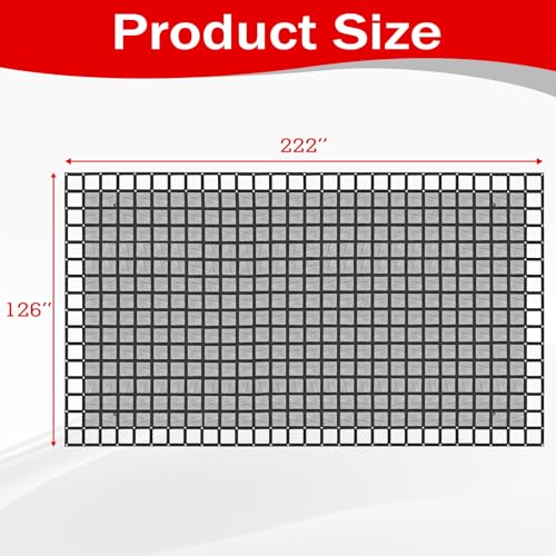 126" x 222" Truck Bed Cargo Net with 1500LBS Capacity
