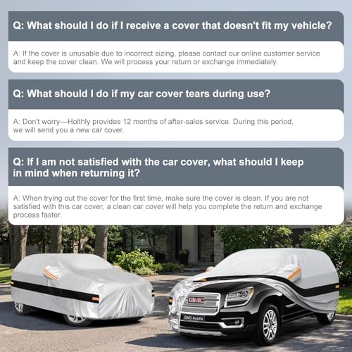10 Layers SUV Car Cover Custom Fit for GMC Acadia
