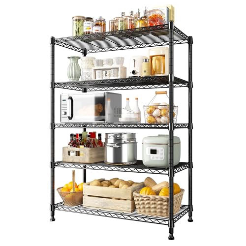 63" H 5 Tier Heavy Duty Storage Shelves