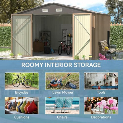 10x8 FT Outdoor Storage Shed