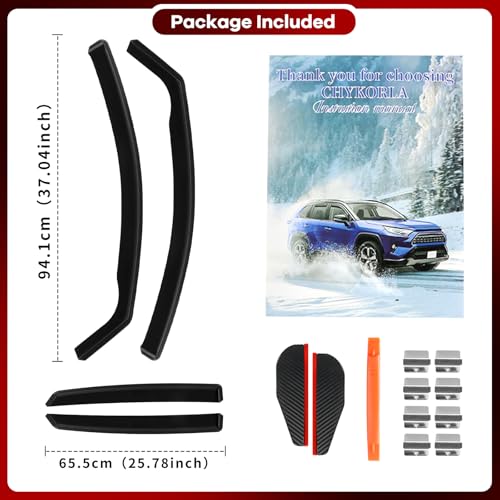 in Channel Window Rain Guards Fit for Hyundai Sonata 2020