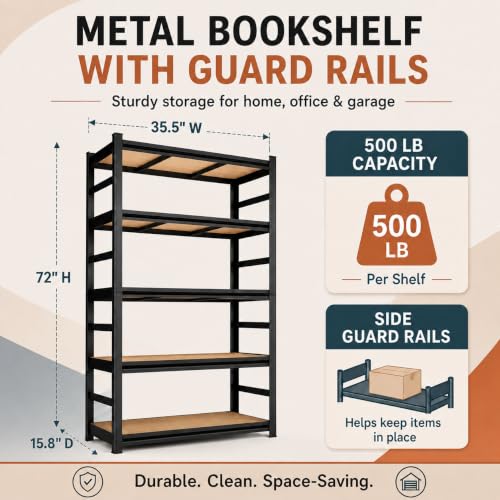 Metal Bookshelf