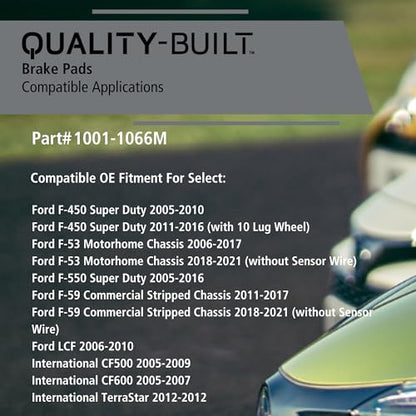 Rear Semi Metallic Brake Pads