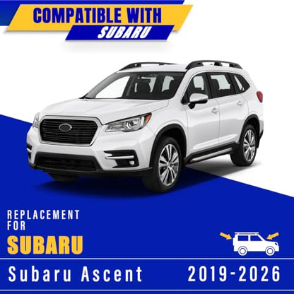 3 Wipers Fits Subaru Ascent 2019