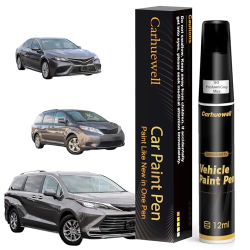1H1 Predawn Grey Mica Touch Up Paint Compatible with Toyota