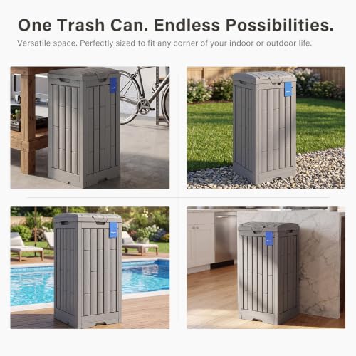 38 Gallon Outdoor Trash Can