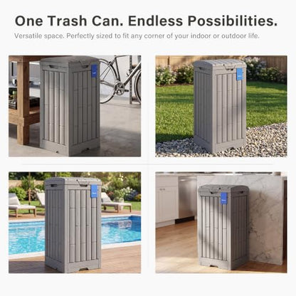 38 Gallon Outdoor Trash Can