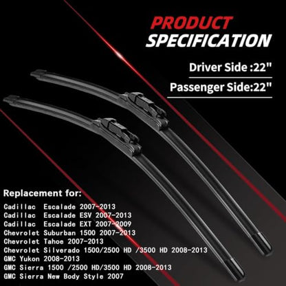 Windshield Wiper Blades Replacement for 2007