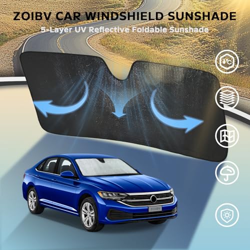 Car Windshield Sun Shade for Volkswagen Jetta 2019
