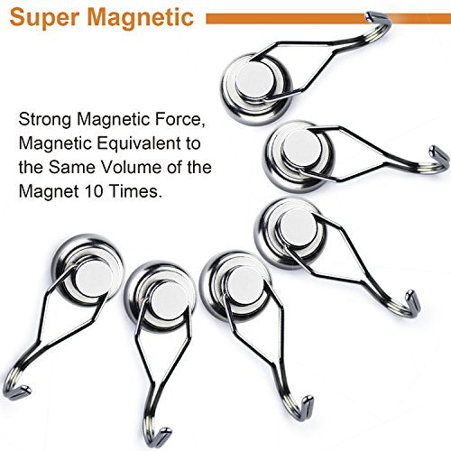 Magnetic Hooks (6 Count)