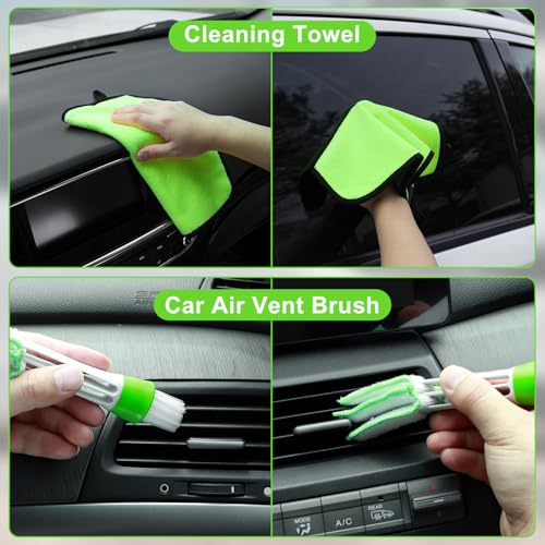 Green Windshield Cleaner Tool