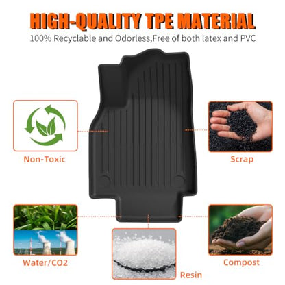 Floor Mats Cargo Liners for 2025 2026 Tesla Model Y Juniper Accessories 7PC