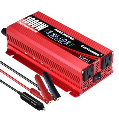1000W Power Inverter DC 12V to 110V