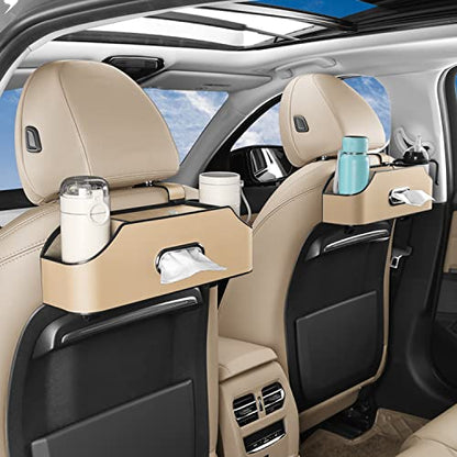 Car Back Seat Organizer with 2 Drink Cup Holder (22.9281 Ounce)