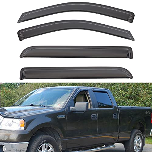4pcs Window Visors Rain Guards for 2004 (4 Count)