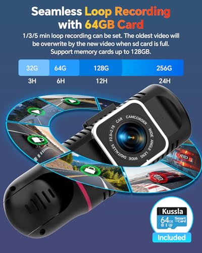 3 Channel Dash Cam Front Rear Inside