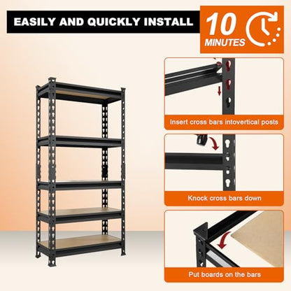 Storage Shelving Unit (5 Count)