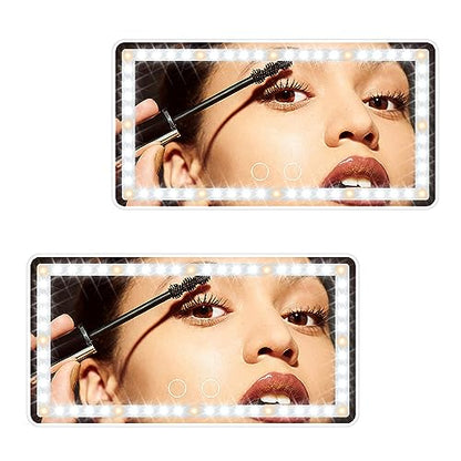 Car Sun Visor Vanity Mirror with Lights