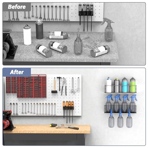Spray Bottle Holder Wall Mount
