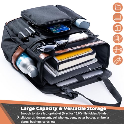 Car Seat Organizer with Laptop Compartment
