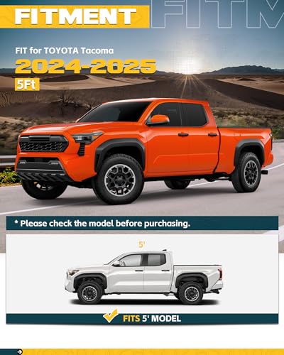 Truck Bed Front MOLLE Panel Fit for 4th Gen Toyota Tacoma