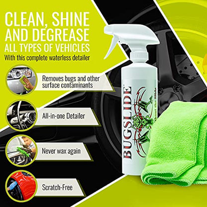 16 Oz Shop Kit Cleaner & Polisher with Microfiber Towel