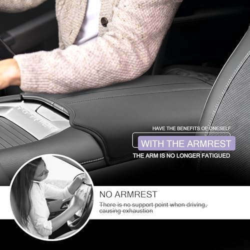 Center Console Cover Compatible with 2025 2026 Nissan Armada Accessories 2025 2026 Armada SV