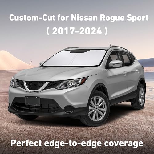 Windshield Sunshade Compatible for Nissan Rogue Sport 2017