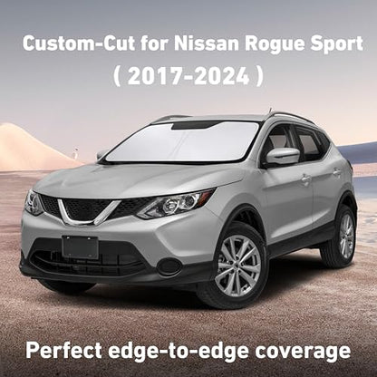 Windshield Sunshade Compatible for Nissan Rogue Sport 2017