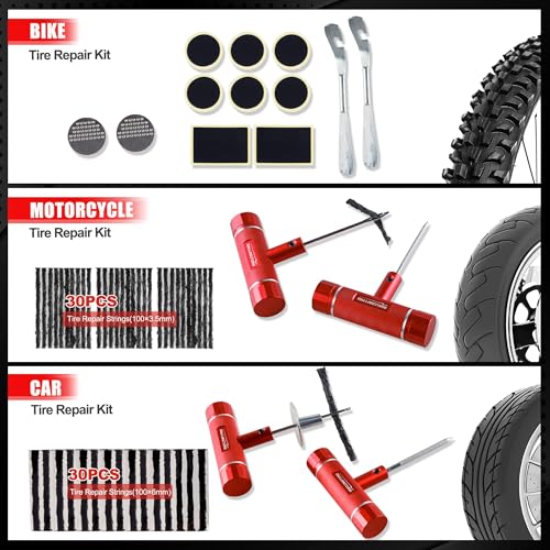 108 Piece Heavy Duty Tire Repair Kit (108 Count)