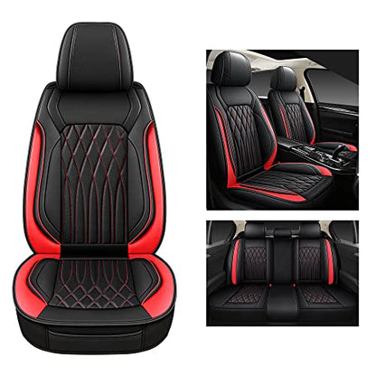 Leather Car Seat Covers Full Pair (4 Count)