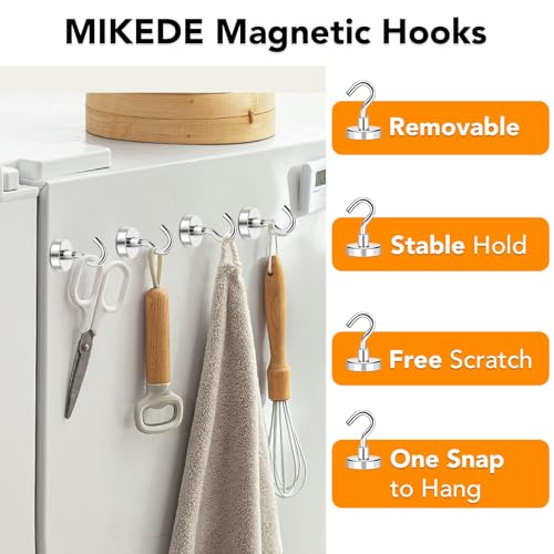Magnetic Hooks 50lbs Strong Magnets Hook 18 Pack
